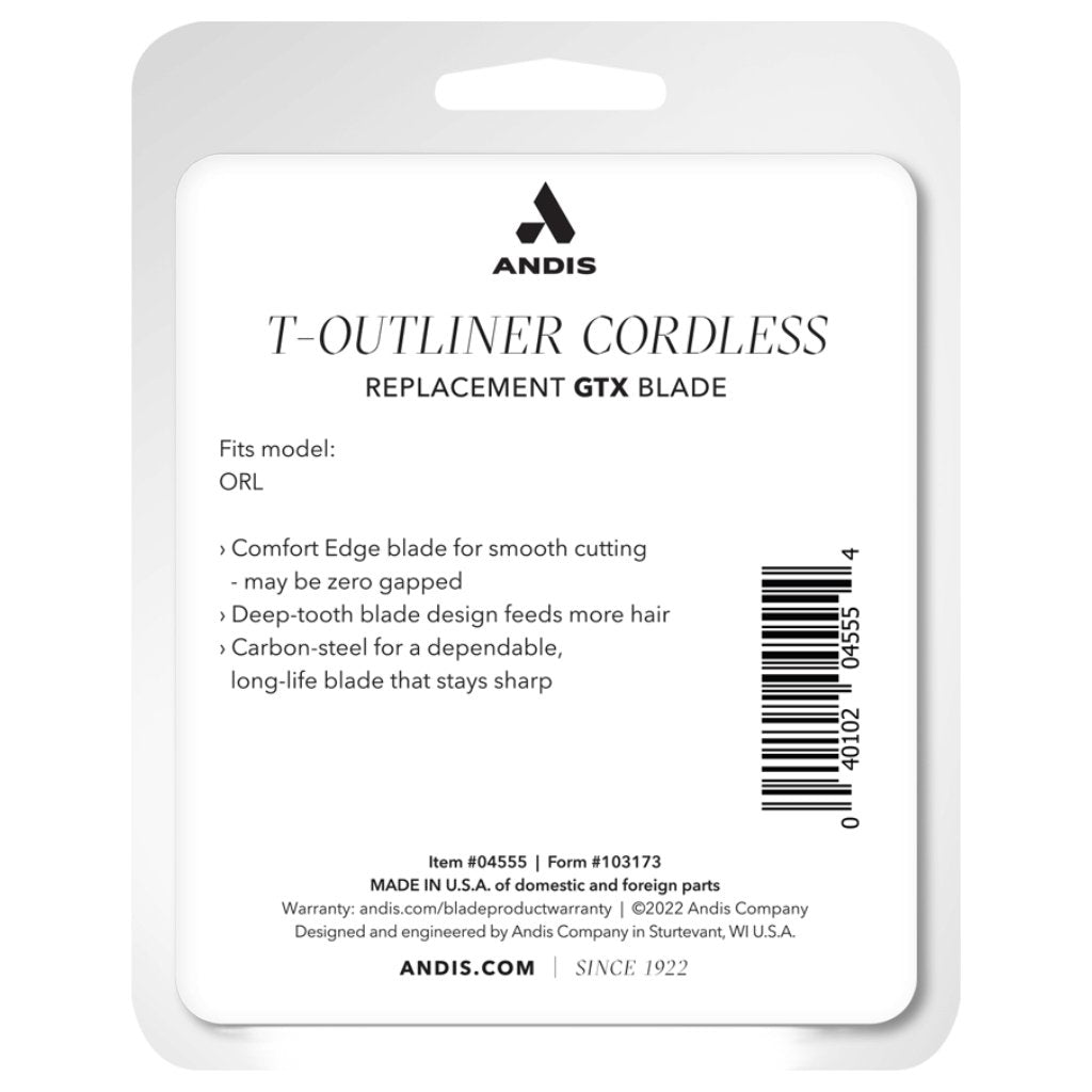 Andis Cordless T - Outliner Li Replacement Blade 04555