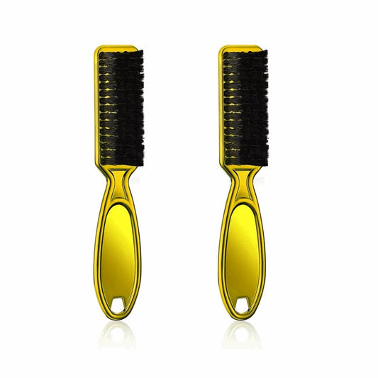 2 Pcs Soft Bristle Neck Duster Fade Brush for Hair Cutting