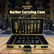 BaBylissPRO & Saber Gold Luxury Set, GOLDFX Boost+ Cordless Clipper #FX870GBP with Charging Stands & Stylecraft Saber Trimmer #SC405G & Barber Mat & Barber Case & Water Spray & Razor & Blade Disposal & Combs & Fade Brush & Neck Duster Combo Set