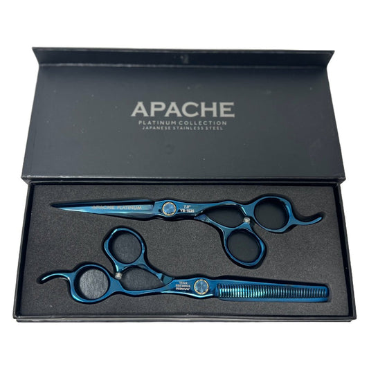 Apache Platinum Hair Scissors Set - Japanese Stainless Steel