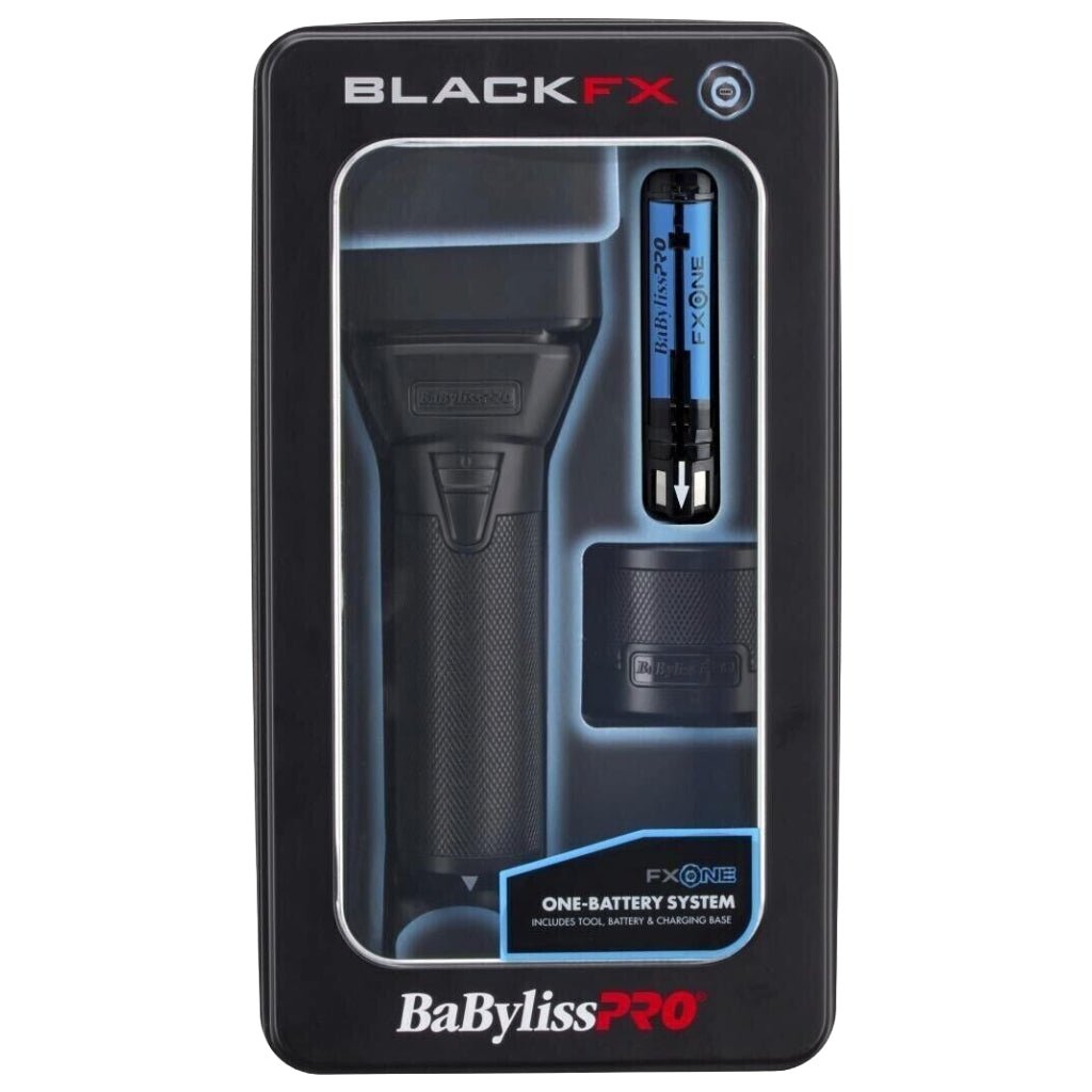 BaBylissPRO FXONE BLACKFX All - Metal Interchangeable - Battery Shaver #FX79FSMB