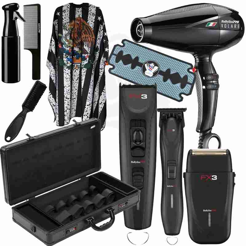 BaBylissPRO Black FX3 Professional Collection Bundle Set