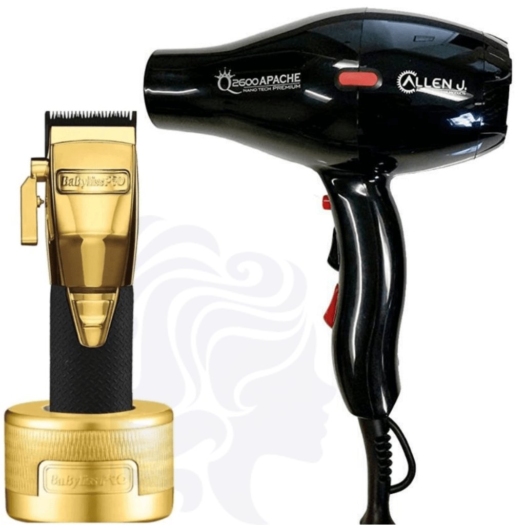 BaBylissPRO GOLDFX Boost+ Clipper & Premium Blow Dryer Set