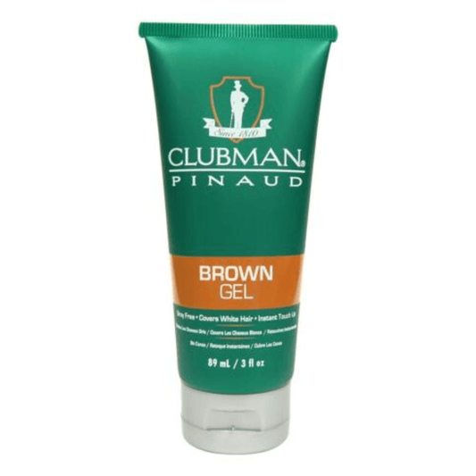 Clubman Pinaud Temporary Hair Color Gel Brown OR Dark Brown 3 fl oz (89 ml)
