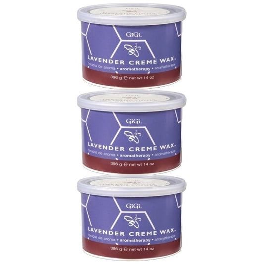 GiGi LAVENDER CRÈME WAX 14 Oz - 3Pcs