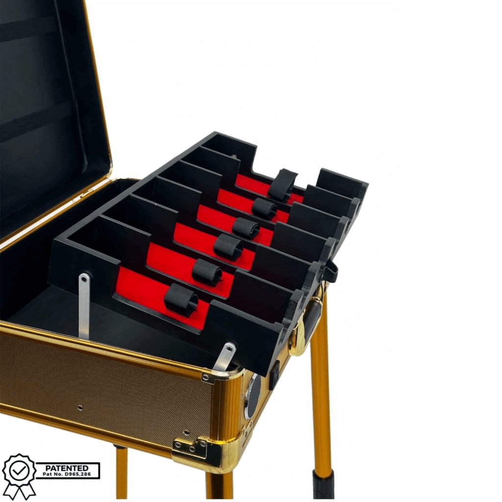 Mane Tame Mobile Master Barber Station – Gold
