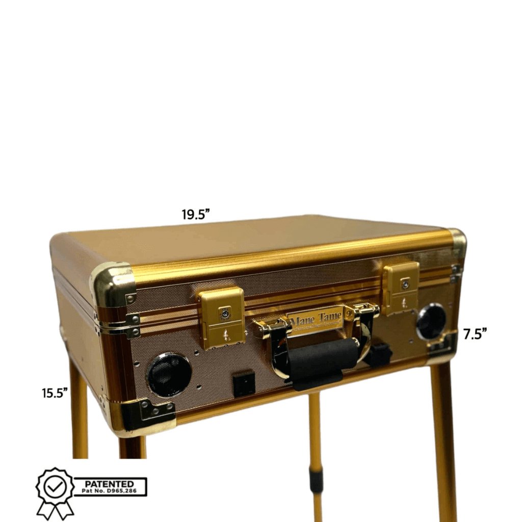 Mane Tame Mobile Master Barber Station – Gold