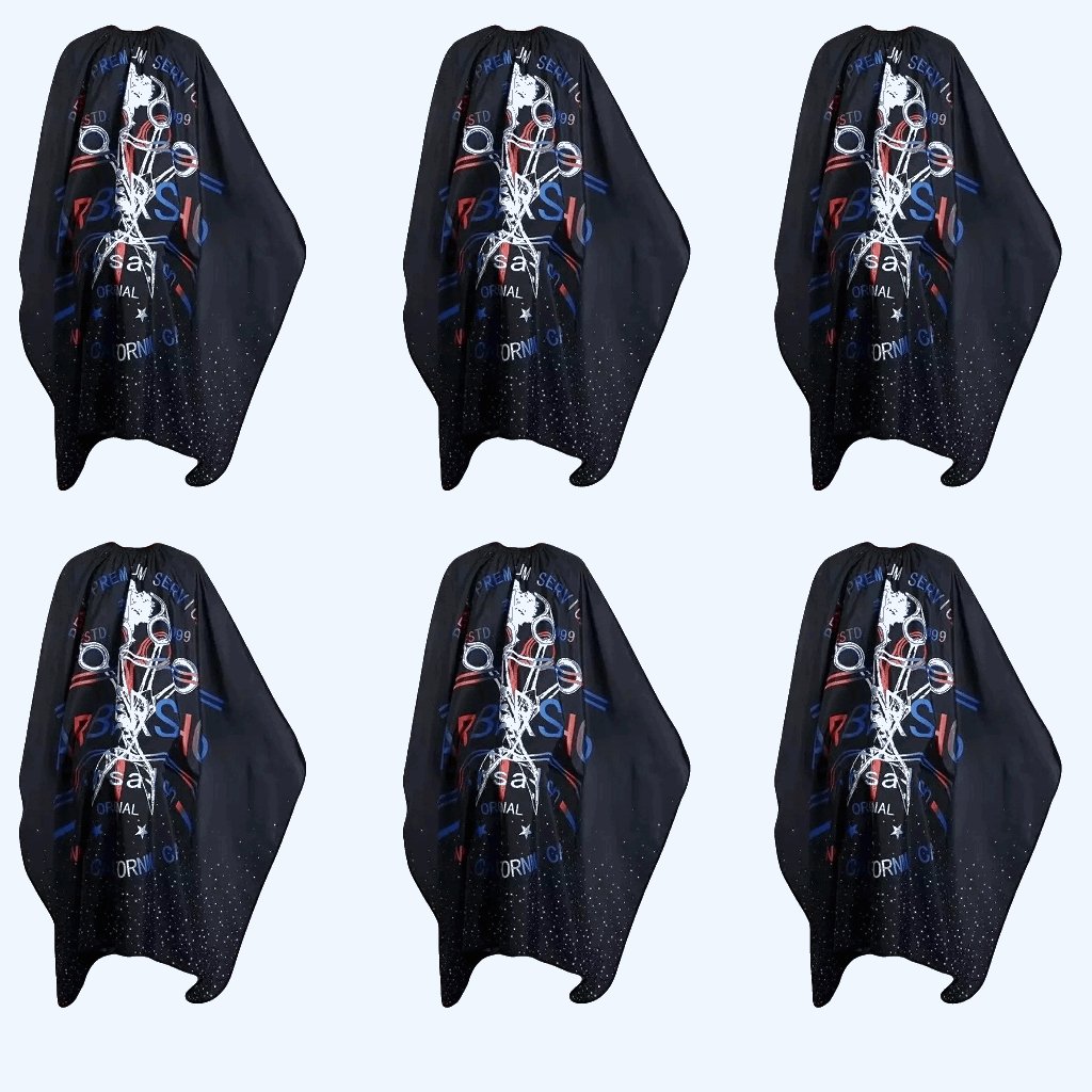 6 Pcs Professional Barbershop Haircut Cape Salon Hairdressing Hairdresser Cloth