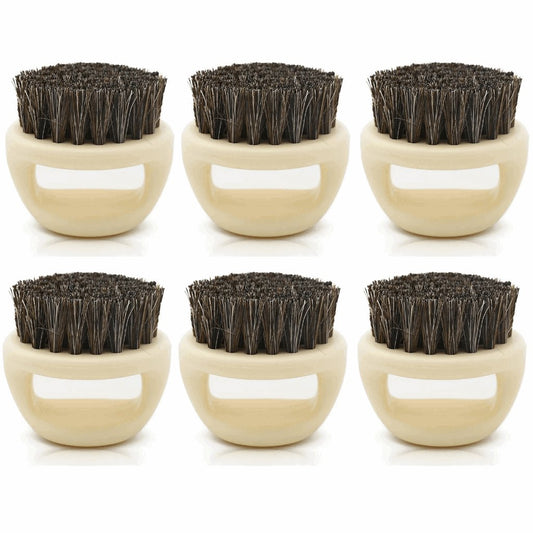 6 Pieces Knuckle Brush, Circle Handle Comfortable Bristles, Finger Fade Brush