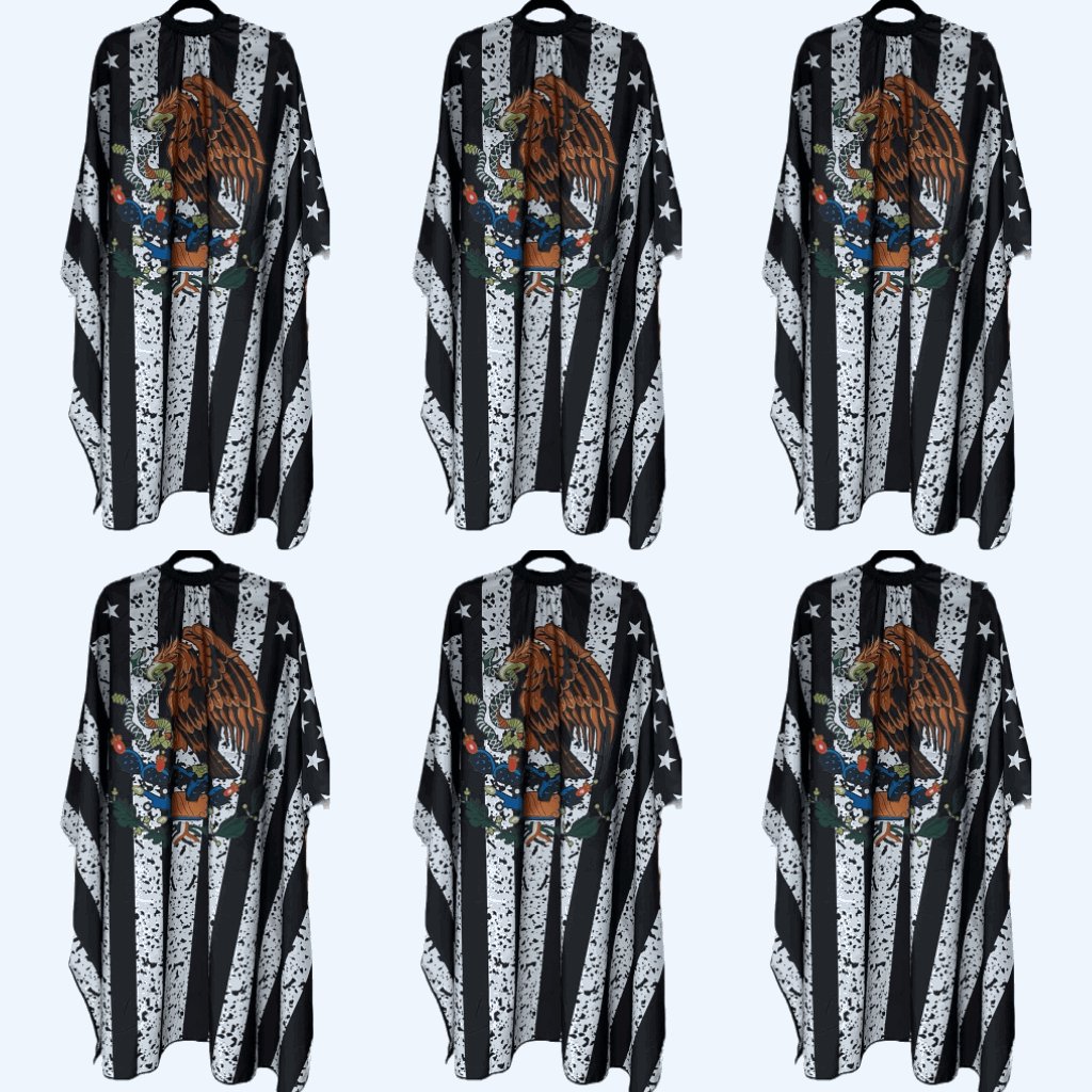 6 Pcs Professional Haircut Cape Large Salon Hairdressing cloth Hairdresser Gown