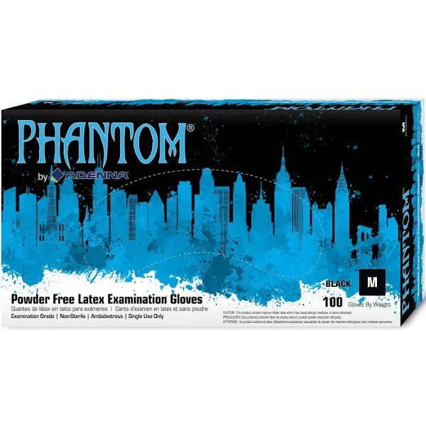 Phantom Powder free latex gloves