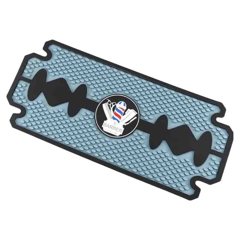 Premium Blade Shape Anti - Slip Hair Styling Tools Barber Mat