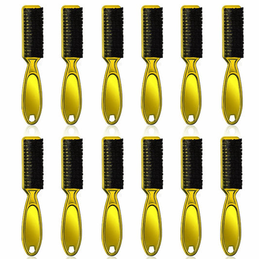 Premium Soft Bristle Hair Cutting Clipper Fade Brush 12 Pcs