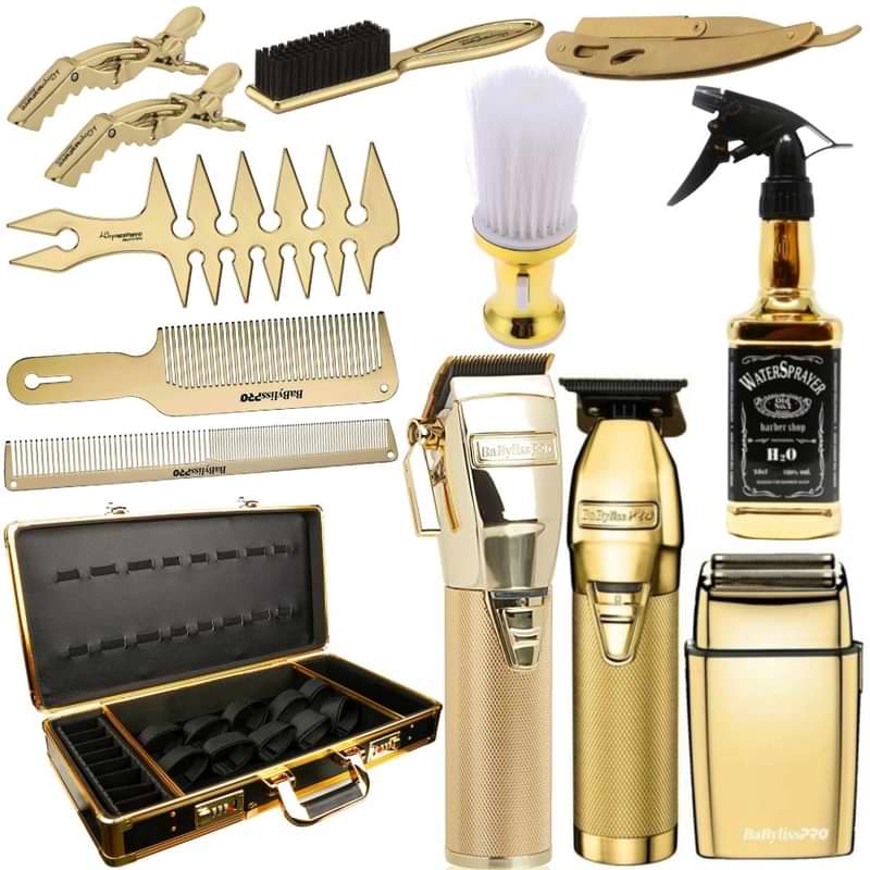 BaByliss PRO Gold FX Clipper, Trimmer, Shaver, Combo Set