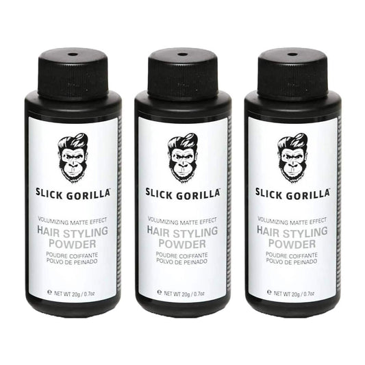 3 Pcs Slick Gorilla Hair Styling Powder 0.7oz / 20g