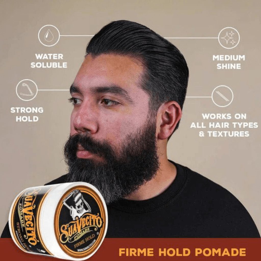 Suavecito Pomade Firme (Strong) Hold 4 oz