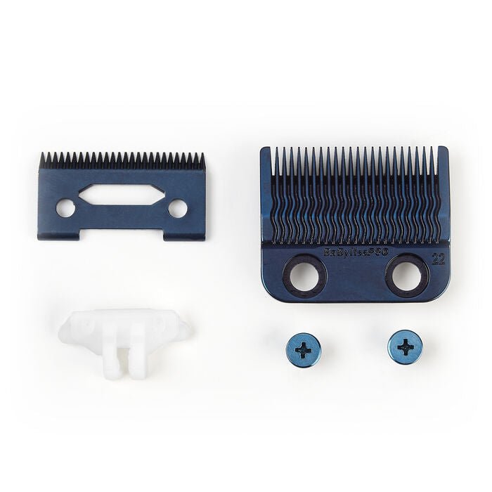 BaBylissPRO Blue Titanium Metal - injection Molded (Mim) Precision Fade Blade #FX8022BL