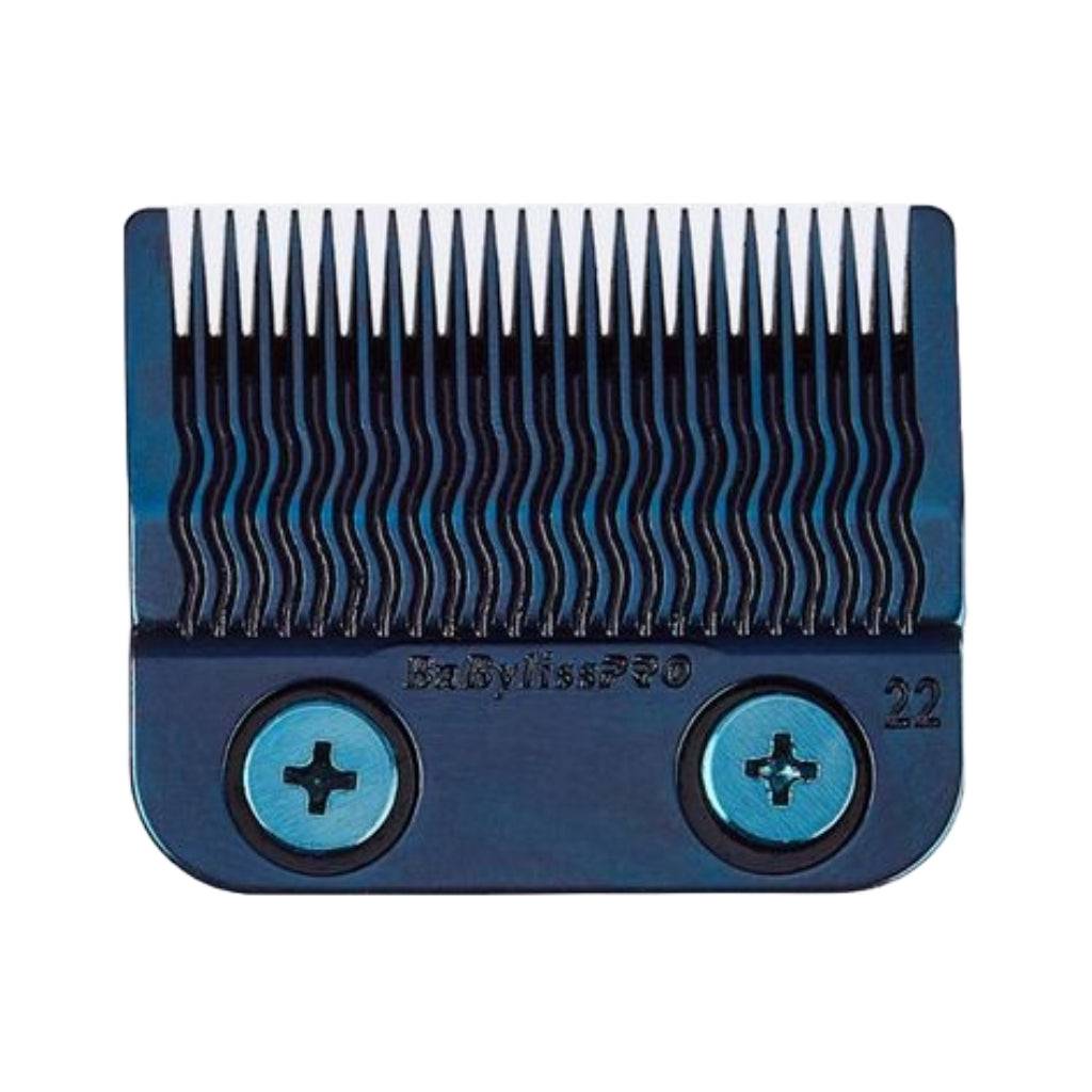 BaBylissPRO Blue Titanium Metal - injection Molded (Mim) Precision Fade Blade #FX8022BL