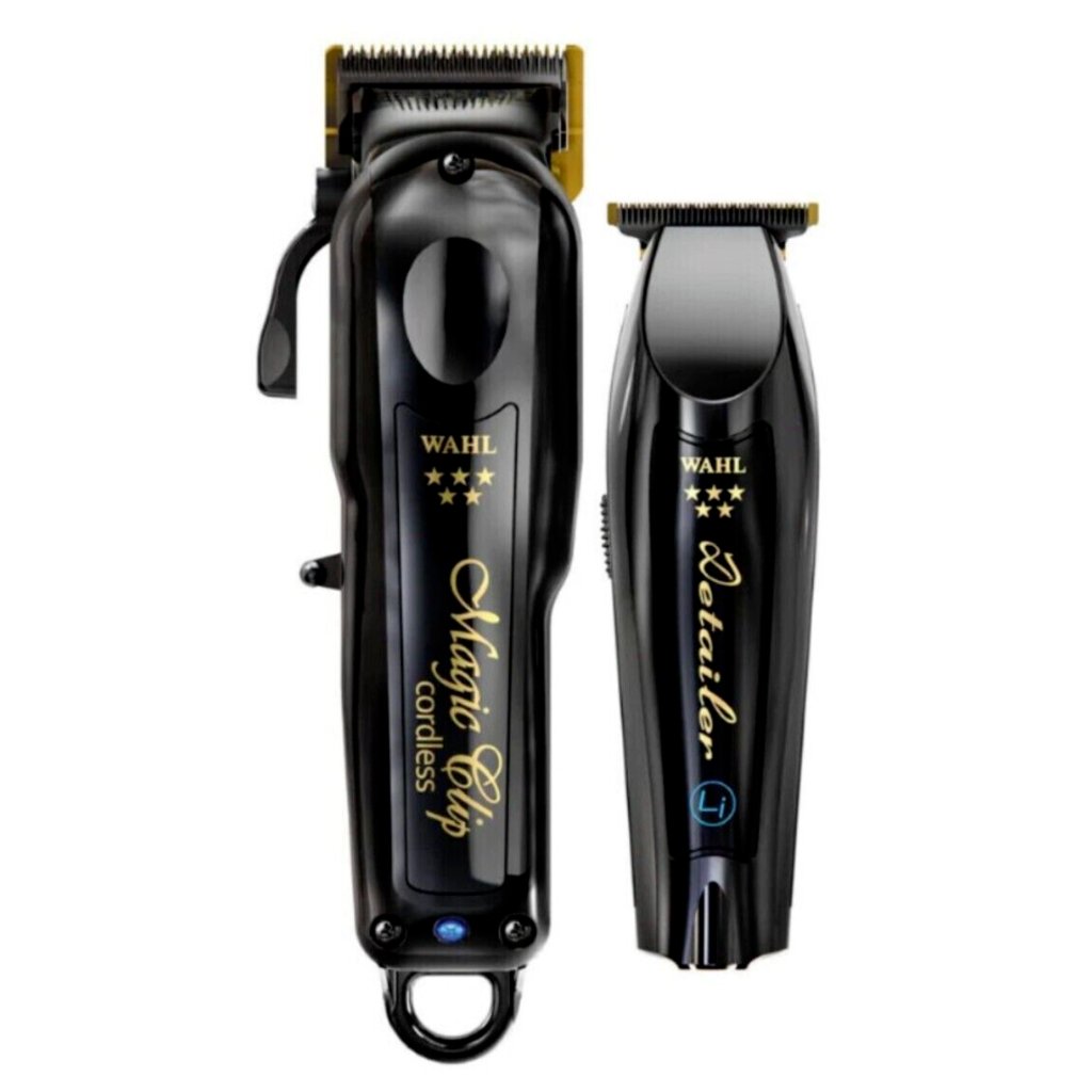 Wahl Cordless Barber Combo Black Magic Clip Clipper & Detailer Li Trimmer 3025397