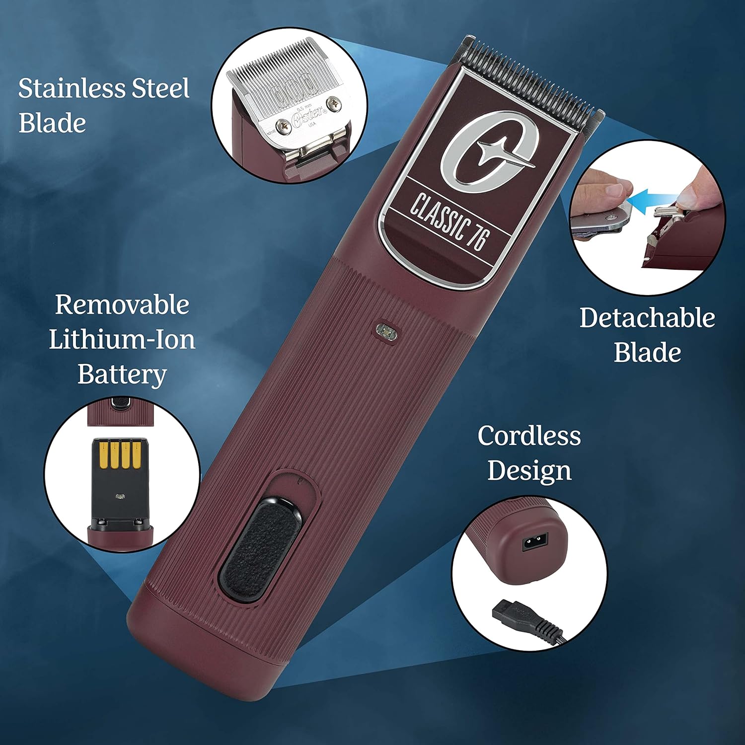 Oster Professional Clipper Classic 76 Cordless