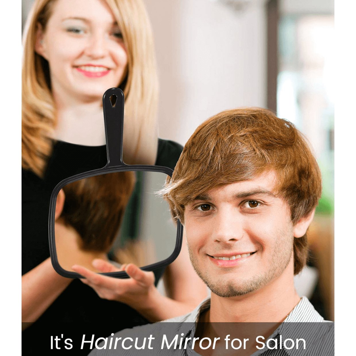Soft 'n Style Barber Salon Handheld Mirror