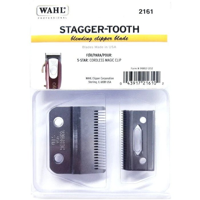 Wahl Professional Stagger - Tooth blending clipper Blade for cordless magic clip 02161