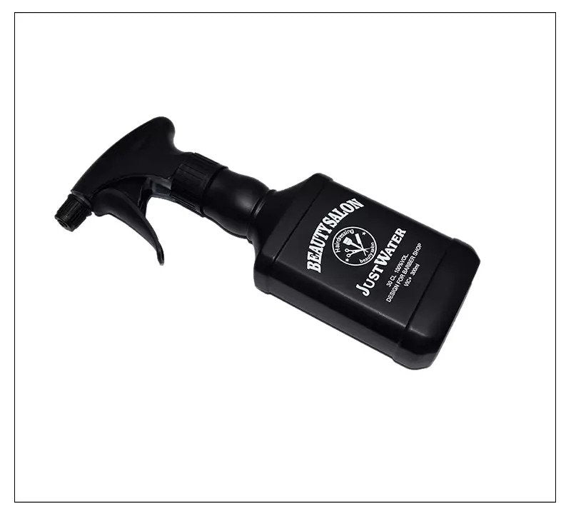 Premium Barber Black Hairdresser Bottle Spray 300ml