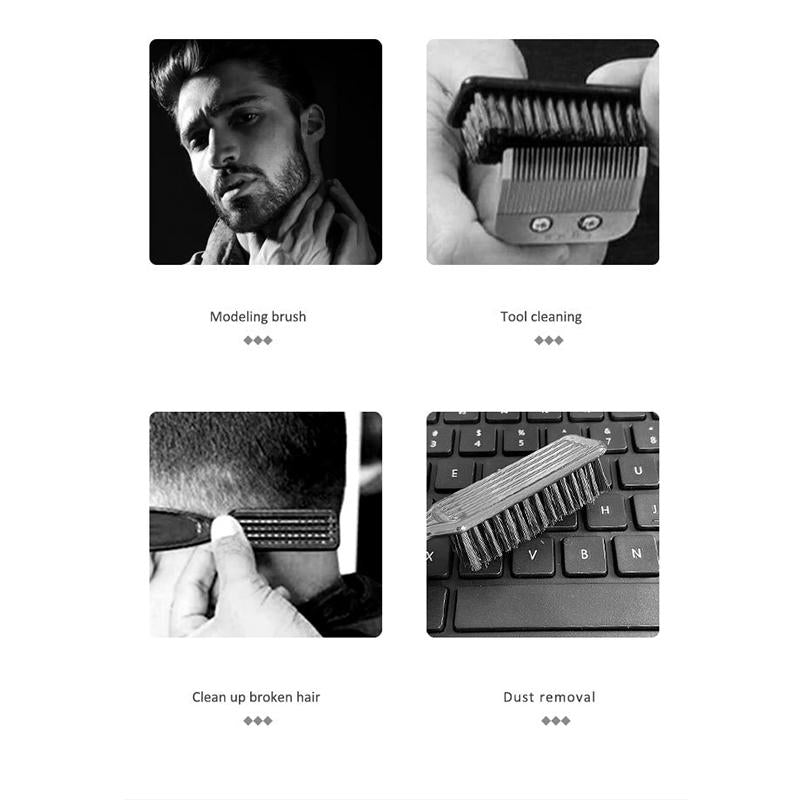 6 Pcs Soft Bristle Neck Duster Fade Brush Hair Cutting Clipper Brush