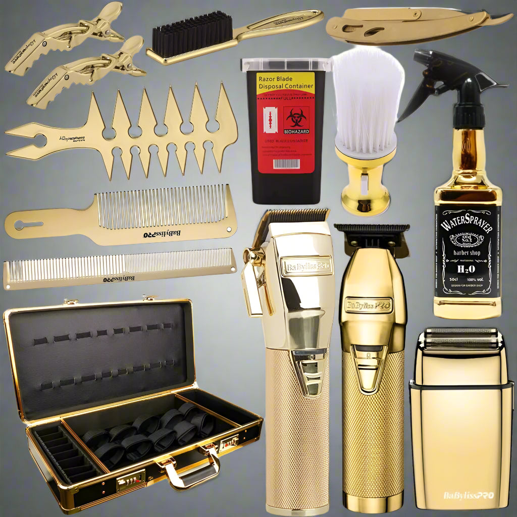 premium barber bundle set tools for hair stylists