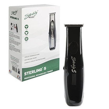 Wahl Professional Sterling 5 Cordless Trimmer #8777 Professional Rechargeable Rotary Motor Trimmer