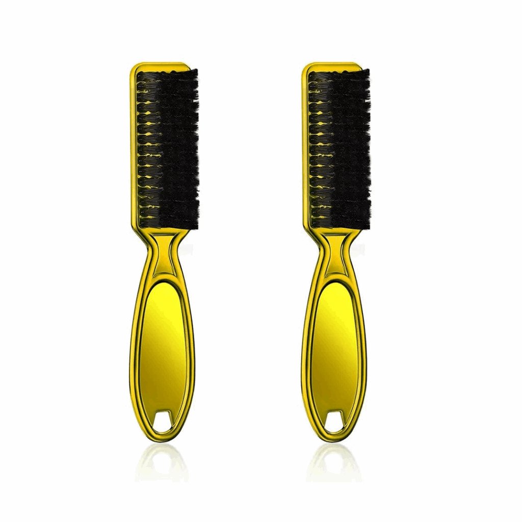 2 Pcs Soft Bristle Neck Duster Fade Brush for Hair Cutting