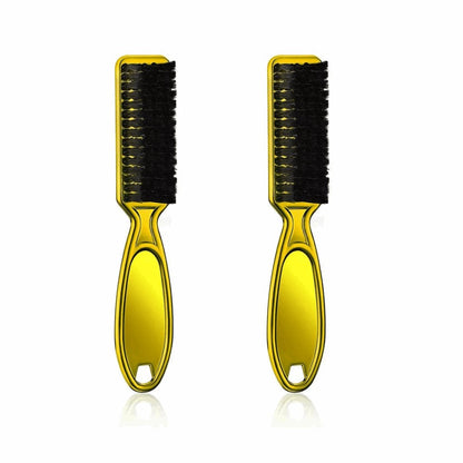 2 Pcs Soft Bristle Neck Duster Fade Brush for Hair Cutting