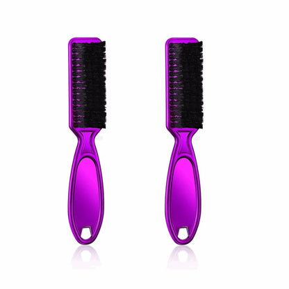2 Pcs Soft Bristle Neck Duster Fade Brush for Hair Cutting