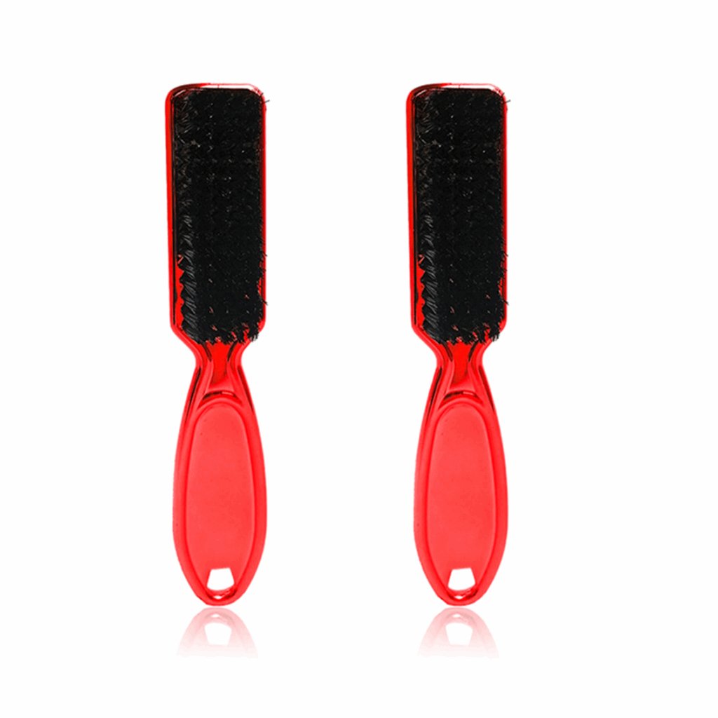 2 Pcs Soft Bristle Neck Duster Fade Brush for Hair Cutting