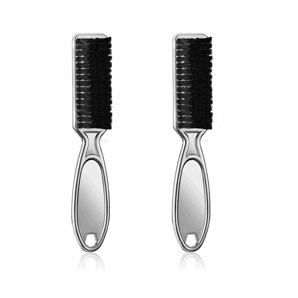 2 Pcs Soft Bristle Neck Duster Fade Brush for Hair Cutting