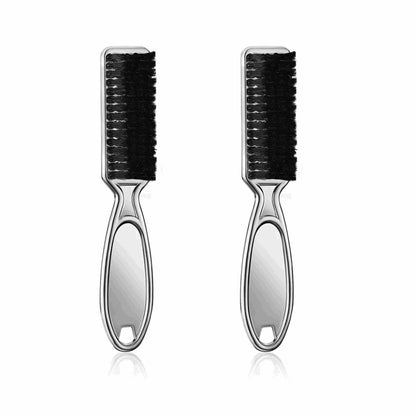 2 Pcs Soft Bristle Neck Duster Fade Brush for Hair Cutting