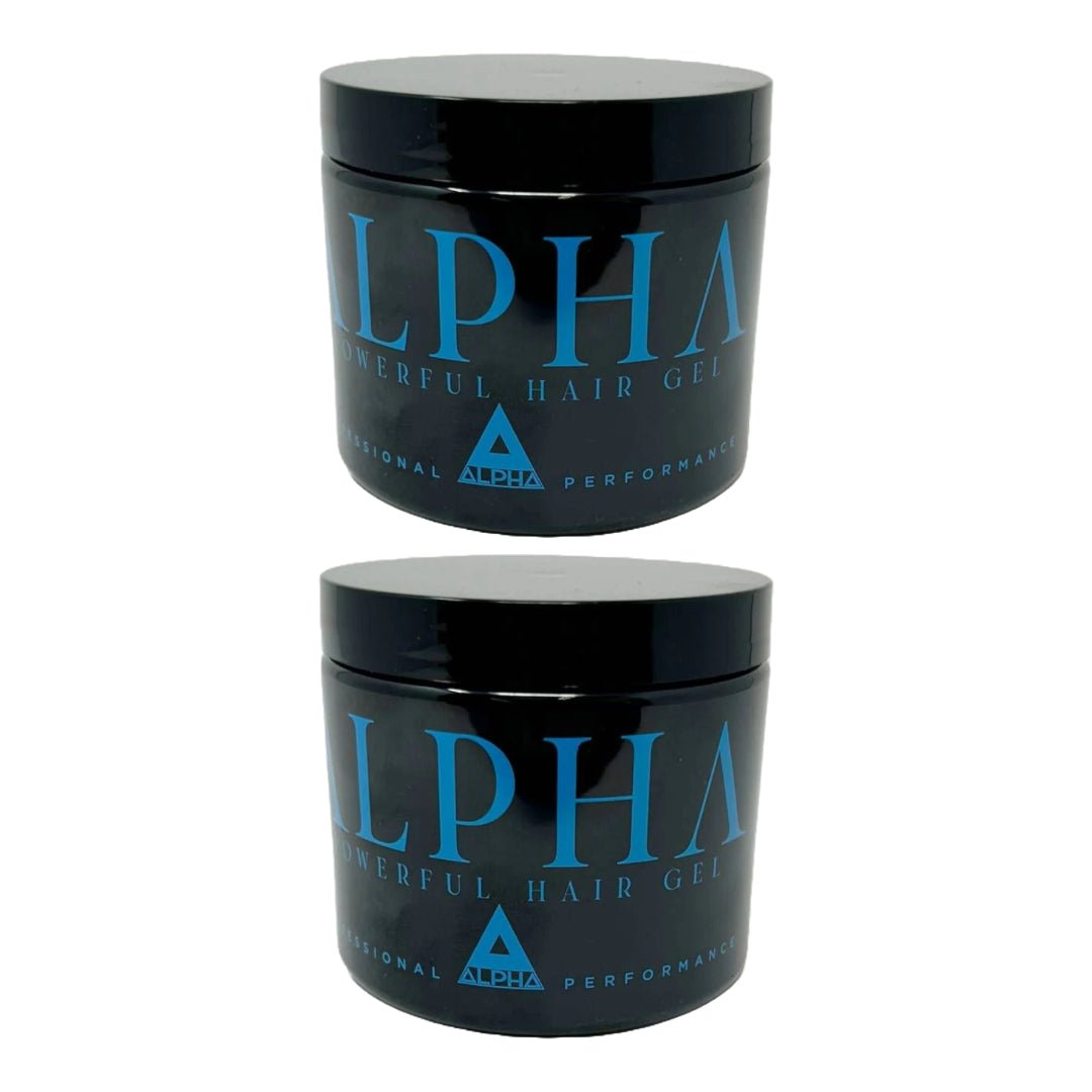 Alpha Hair Styling Gel Blue 16 oz - 2 Pcs Firm Hold