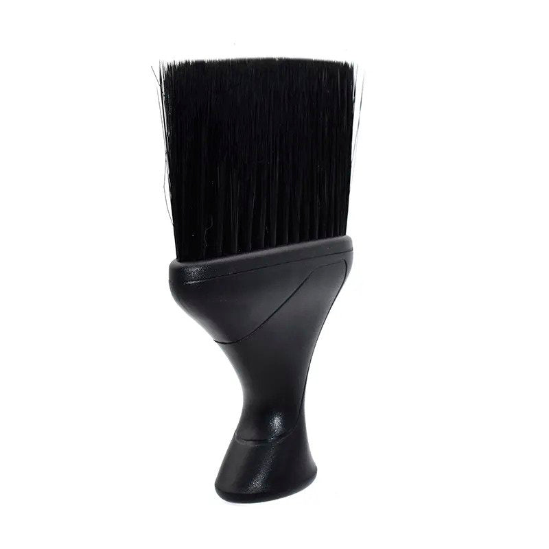 Neck Duster Plastic Handle Black Nylon Fiber Soft Brush