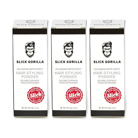 3 Pcs Slick Gorilla Hair Styling Powder 0.7oz / 20g
