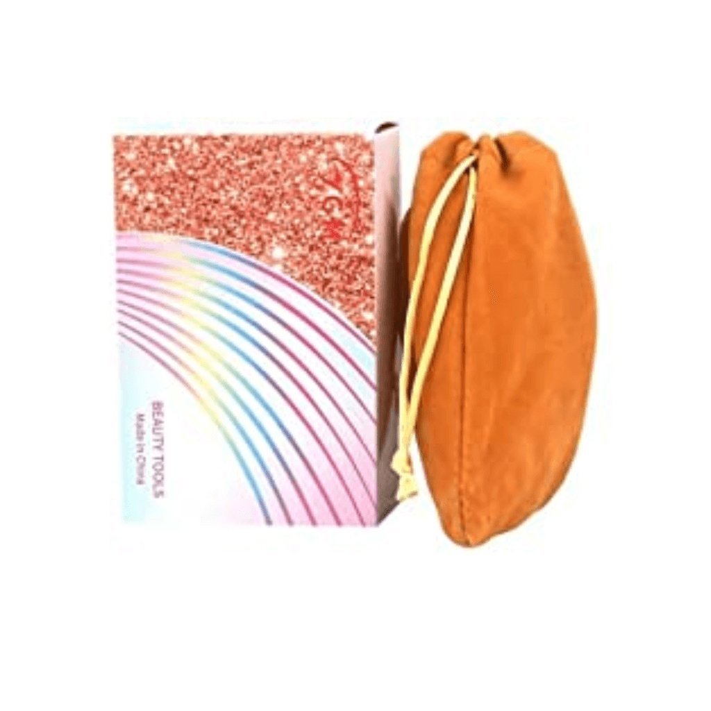 4-Pcs Eyelash Curler Kit w/ Satin Bag, Eyelash Curler, Eyelash Applicator, Eyebrow Tweezers & Eyebrow Scissor