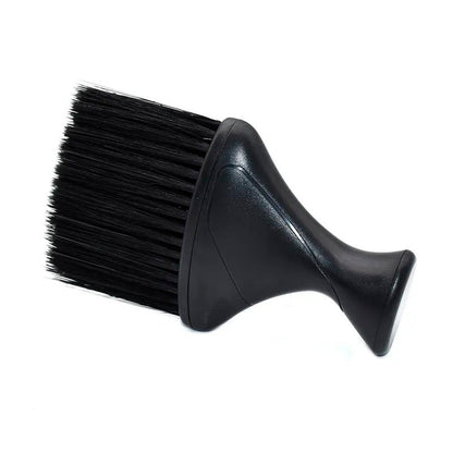 Neck Duster Plastic Handle Black Nylon Fiber Soft Brush