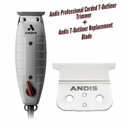 Andis Professional Corded T-Outliner Trimmer #04780 & Andis T-Outliner Replacement Blade #04521