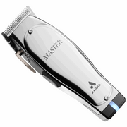 Andis Professional Master Cordless Clipper Lithium Ion Adjustable Blade #12660 & Slimline Pro Li Cordless T-Blade Hair Trimmer D-8 Chrome #32810