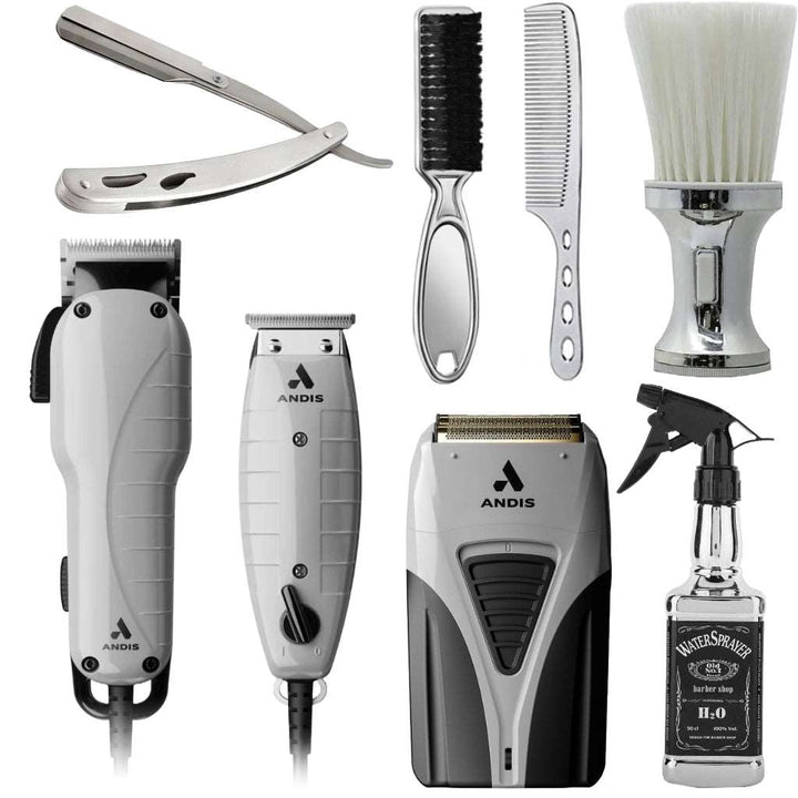 Andis Barber Combo Clipper & Trimmer & Shaver Combo Set
