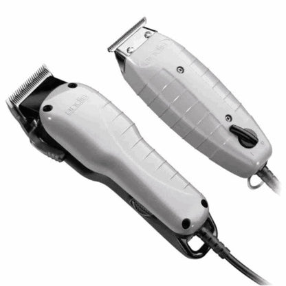 Andis Barber Combo Clipper & Trimmer 66615 + Cordless Titanium Profoil TS - 2 Shaver 17255
