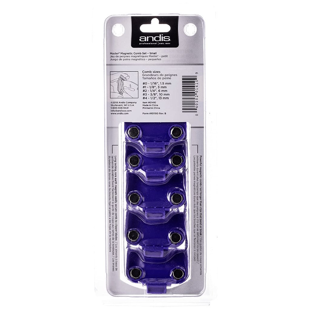 Andis Pro Master 5 Pcs Magnetic Attachment Comb Set 01410