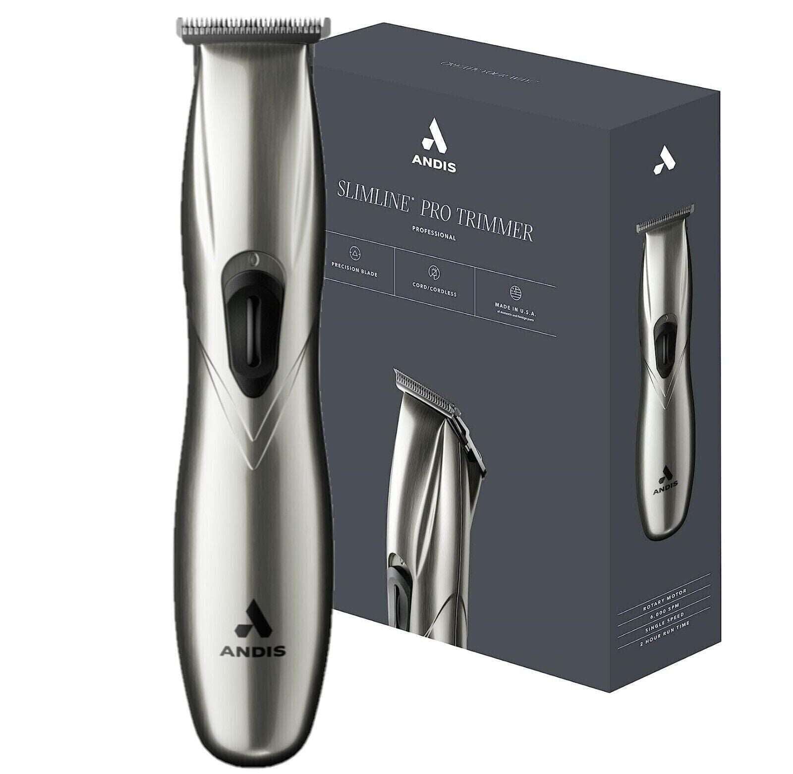 Andis Pro Slimline Pro Li Cordless Hair Trimmer Chrome 32810