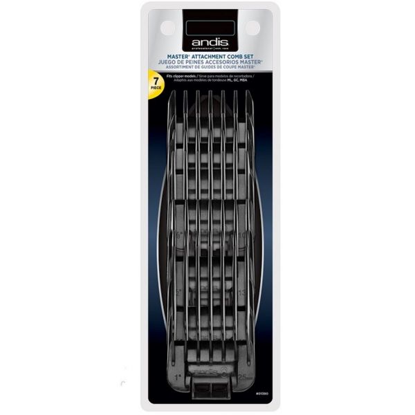Andis Professional Master 7 Pcs Attachment Comb Set #01380