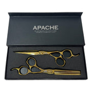 Apache Platinum Hair Scissors Set - Japanese Stainless Steel