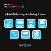 BaBylissPRO Fxone Black FX Trimmer #FX799MB
